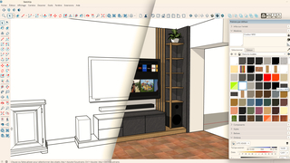 modélisation en 3D sur google sketchup pro